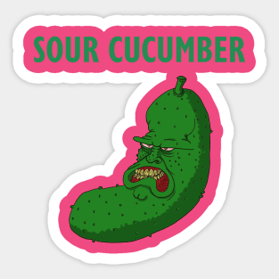 Sour Cucumber Sticker